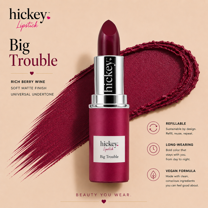 BIG TROUBLE | Berry Wine Lipstick Refill