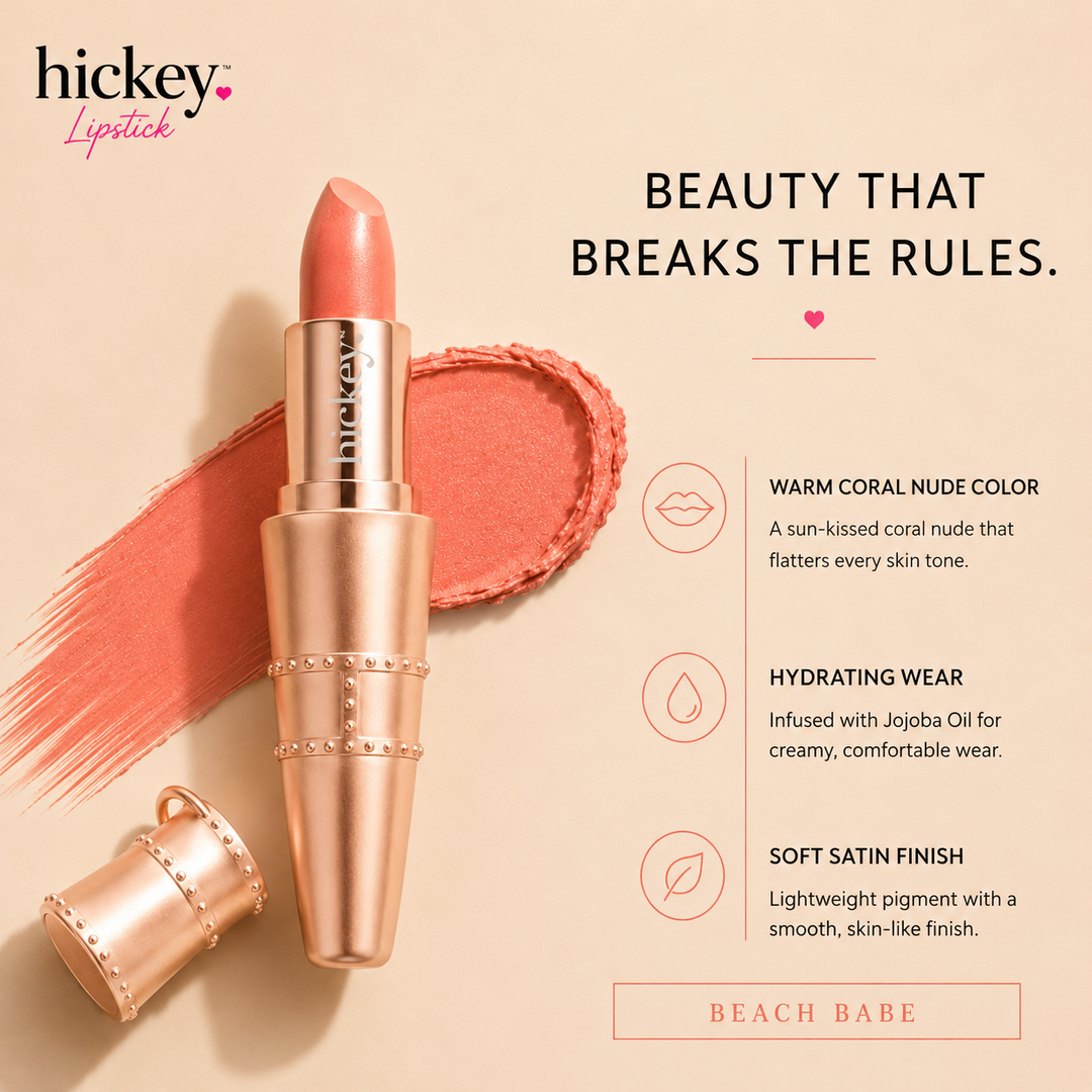 BEACH BABE | Sun-Kissed Coral Refillable Lipstick