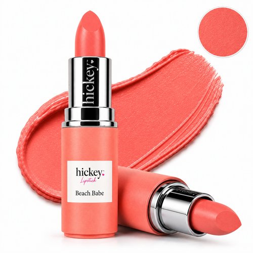 Beach Babe Refill | Peachy Coral Lipstick Refill for Hickey Wearable Lipstick Pendant