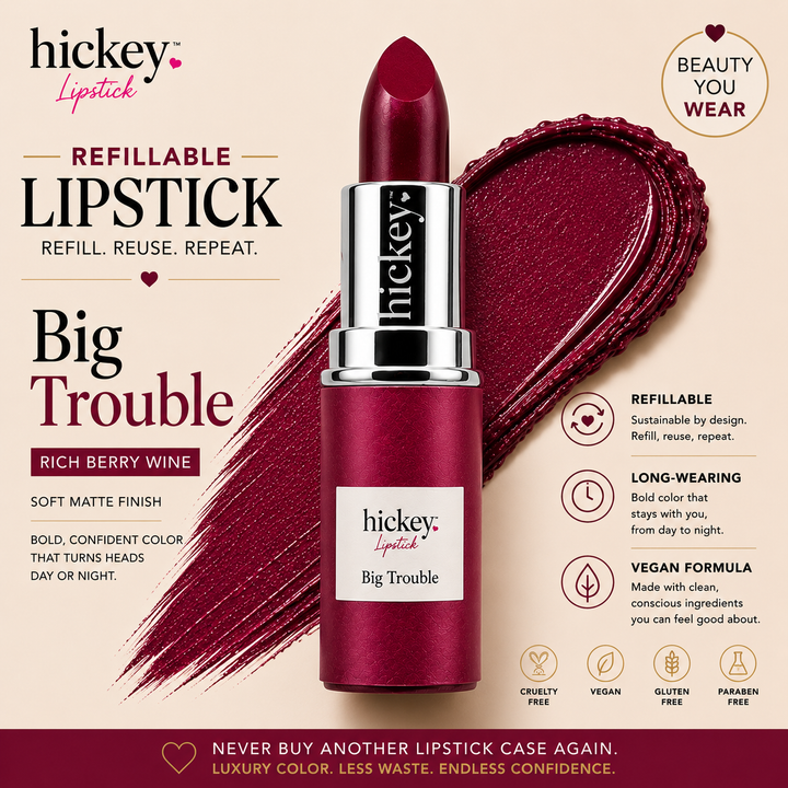 BIG TROUBLE | Berry Wine Lipstick Refill