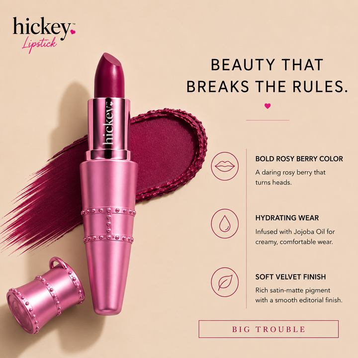 BIG TROUBLE | Berry Wine Refillable Lipstick