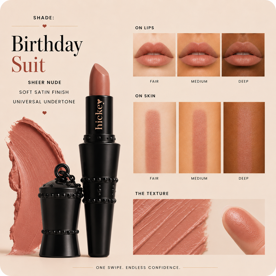 The Essentials Collection | Organic Matte Refillable Lipsticks | Hickey Lipstick