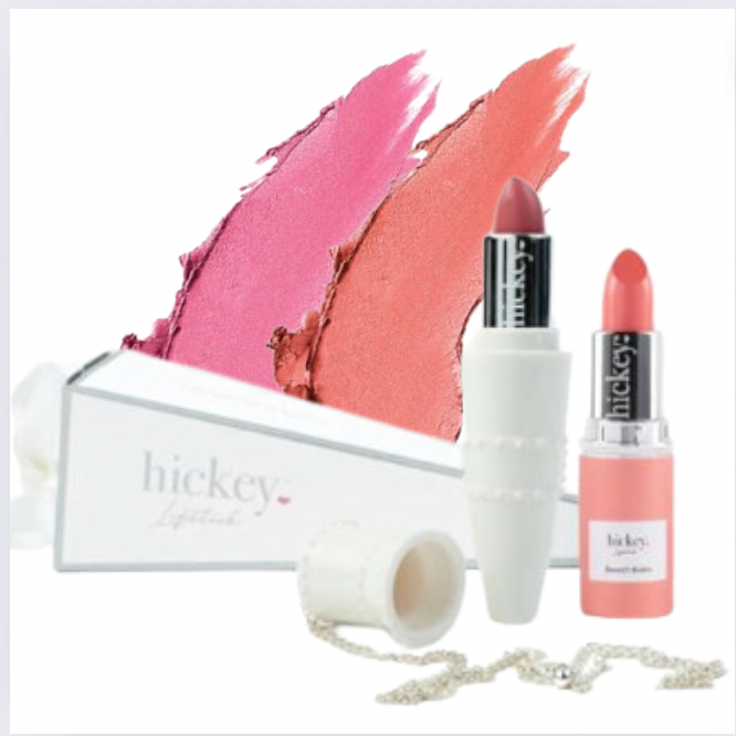 Hickey Lipstick White Limited Edition - SKINNY DIP and BEACH BABE