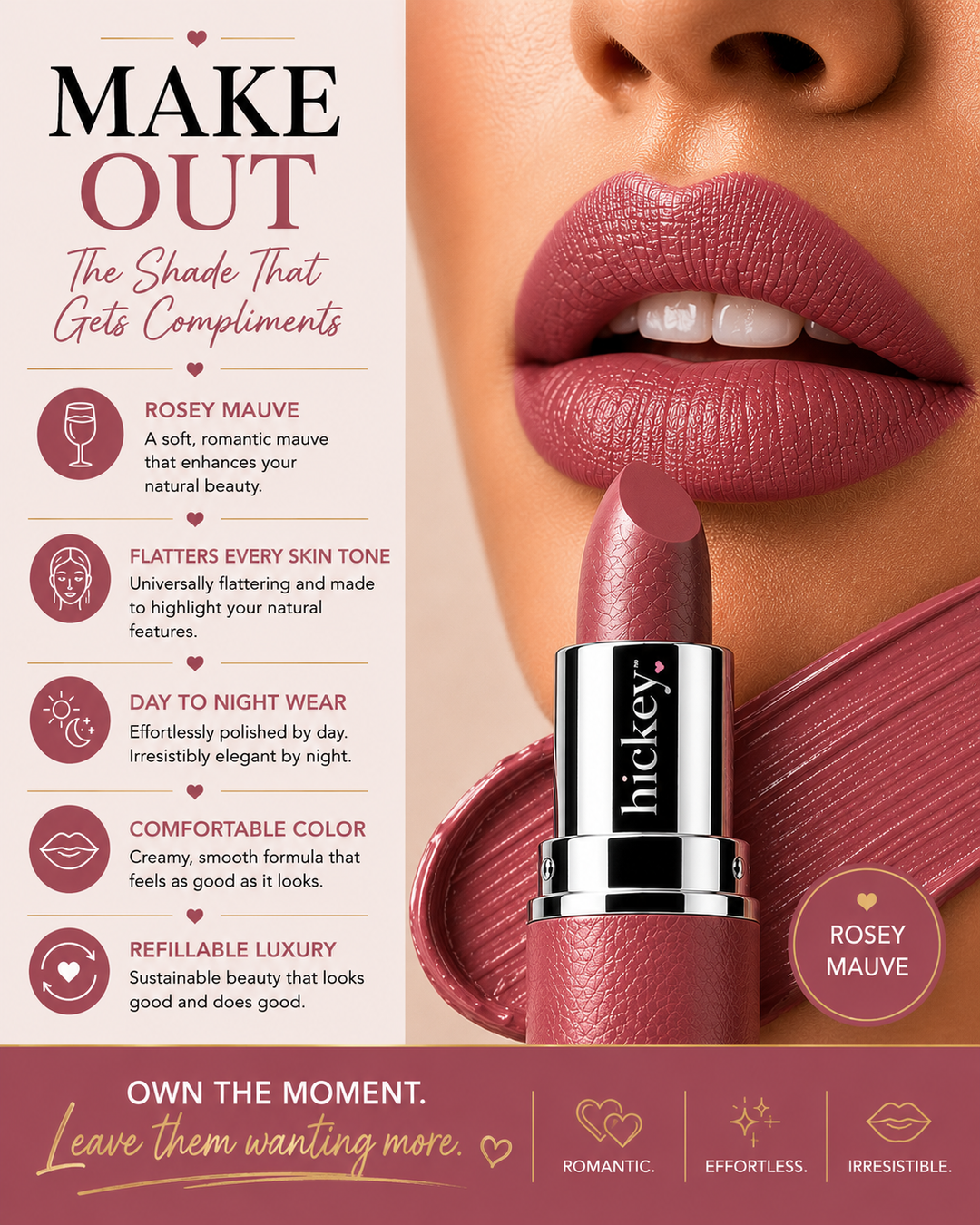 MAKE OUT | Berry Pink Lipstick Refill