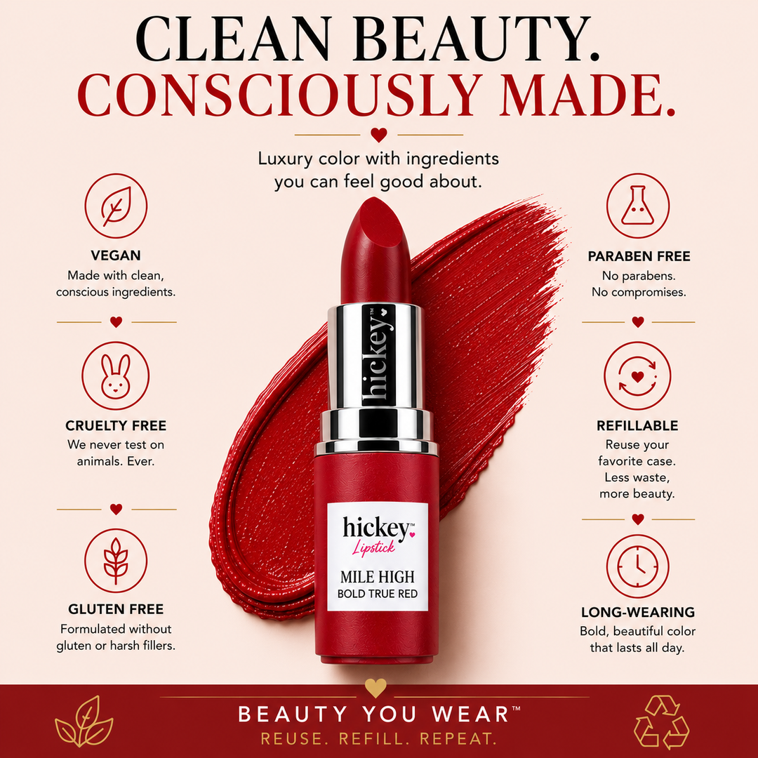 Mile High Refill | Classic Red Lipstick Refill for Hickey Wearable Lipstick Pendant