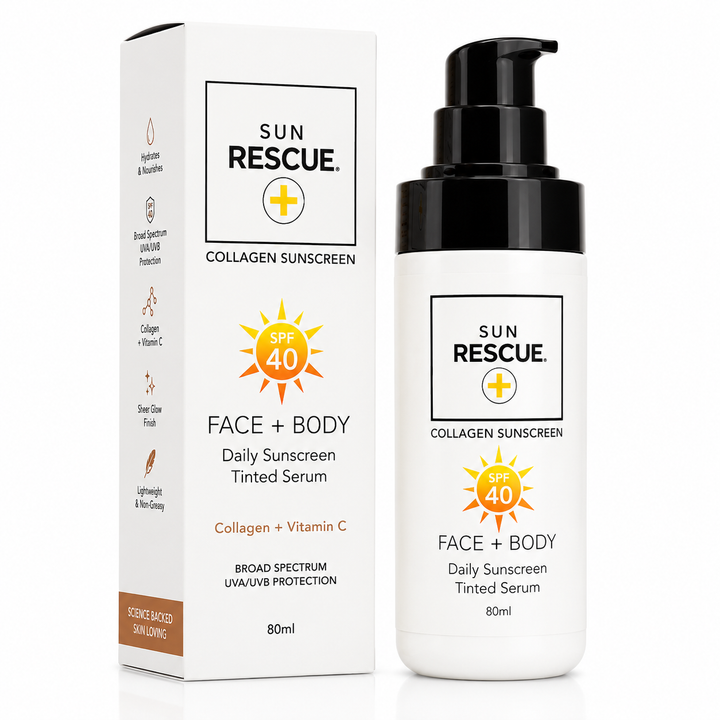 Sun Rescue SPF 40 | Tinted Sun Protection with Collagen & Vitamin C