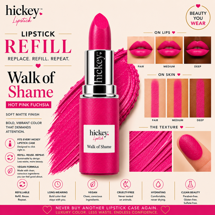WALK OF SHAME | Hot Pink Lipstick Refill