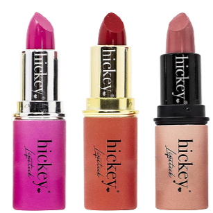 Hickey Lipstick The Essentials Refill Collection (The Perfect Red, The Best NUDE, Hot Pink)