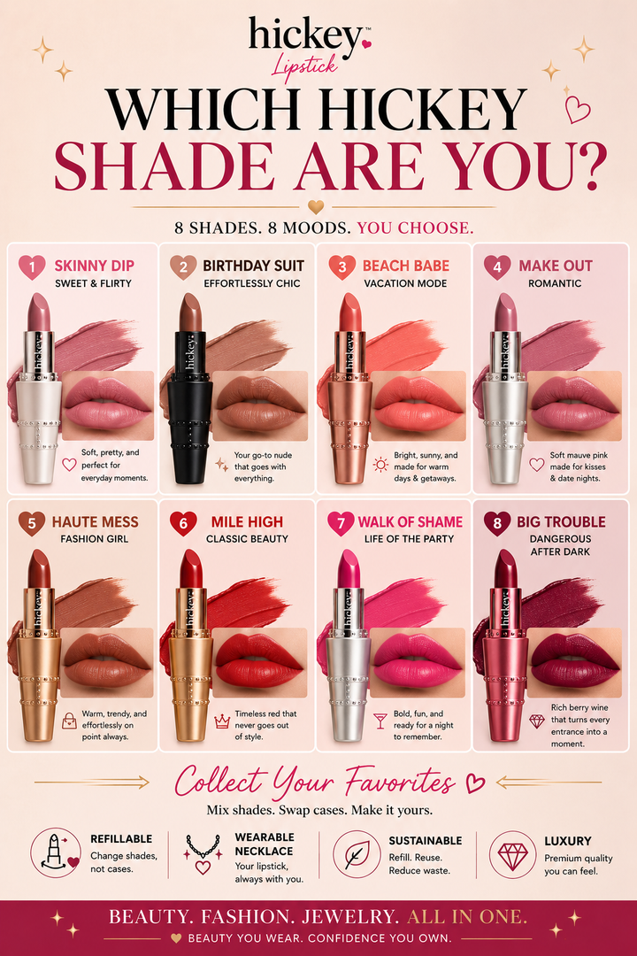 THE HICKEY VAULT | Complete Refillable Lipstick Collection